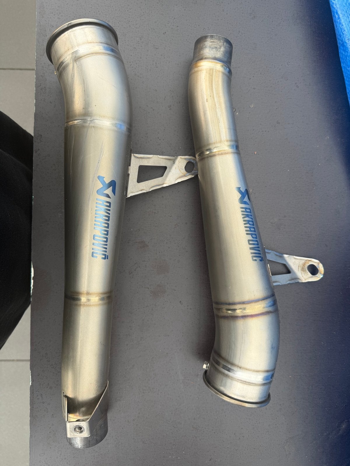 Akrapovic uitlaatdempers voor kawasaki z1000, Ophalen, Gebruikt