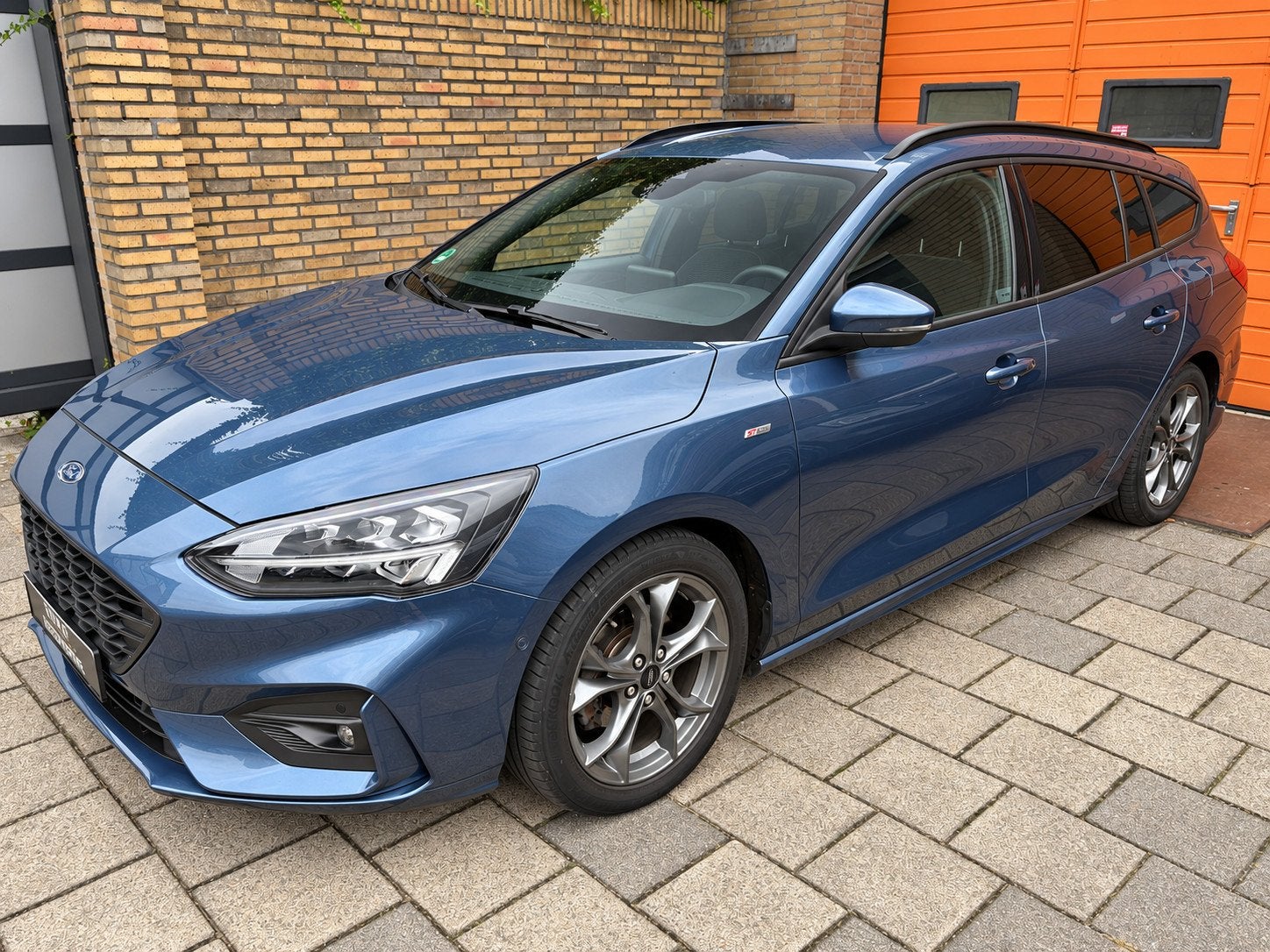 Ford Focus Wagon 1.5 EcoBoost ST Line Business, Auto's, 1345 kg, Stof, Zwart, 150 pk