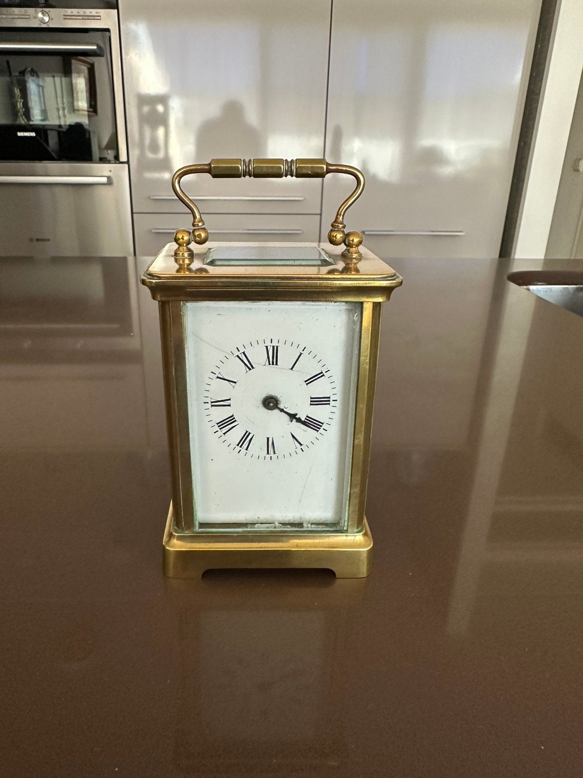 Antieke reiswekker met werk, Ophalen of Verzenden