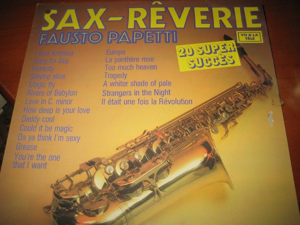 LP, Fausto Pipetti: Sax-Reverie, Ophalen of Verzenden, Zo goed als nieuw, 12 inch