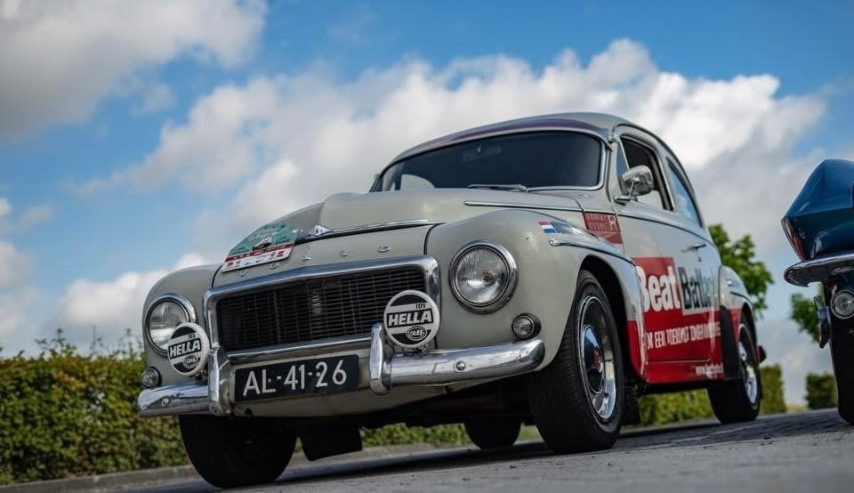 Volvo Pv544 1.8 C 1962 Grijs zeer snelle motor 165 pk, Auto's, 4 cilinders, Overige bekleding, 988 kg, Handgeschakeld