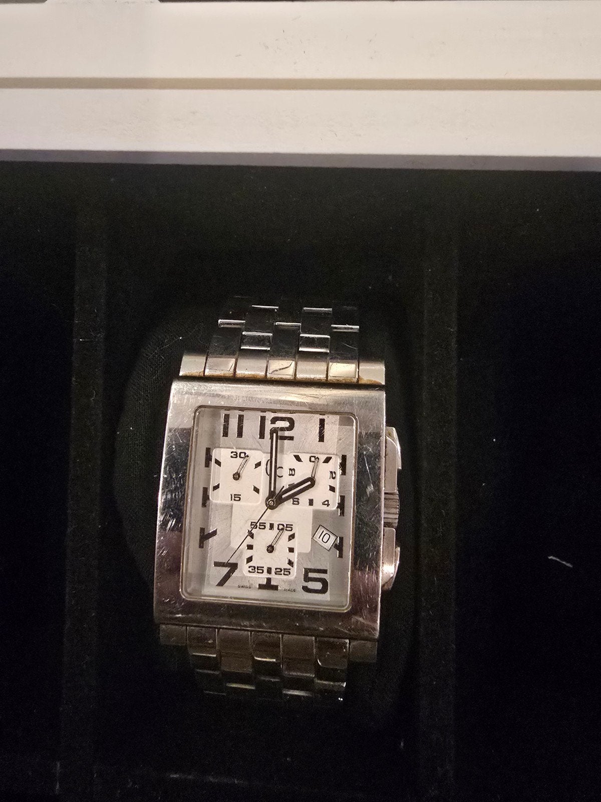 stijlvol Guess Collection horloge, Ophalen of Verzenden, Gebruikt, Staal, Overige merken