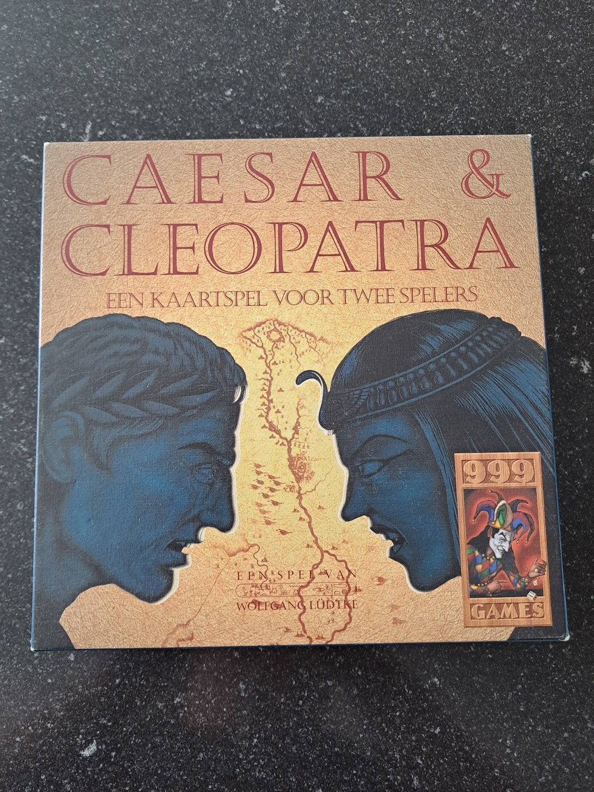 Caesar & Cleopatra kaartspel - 999 Games - Compleet, Een of twee spelers, Ophalen of Verzenden, Gebruikt, 999 Games