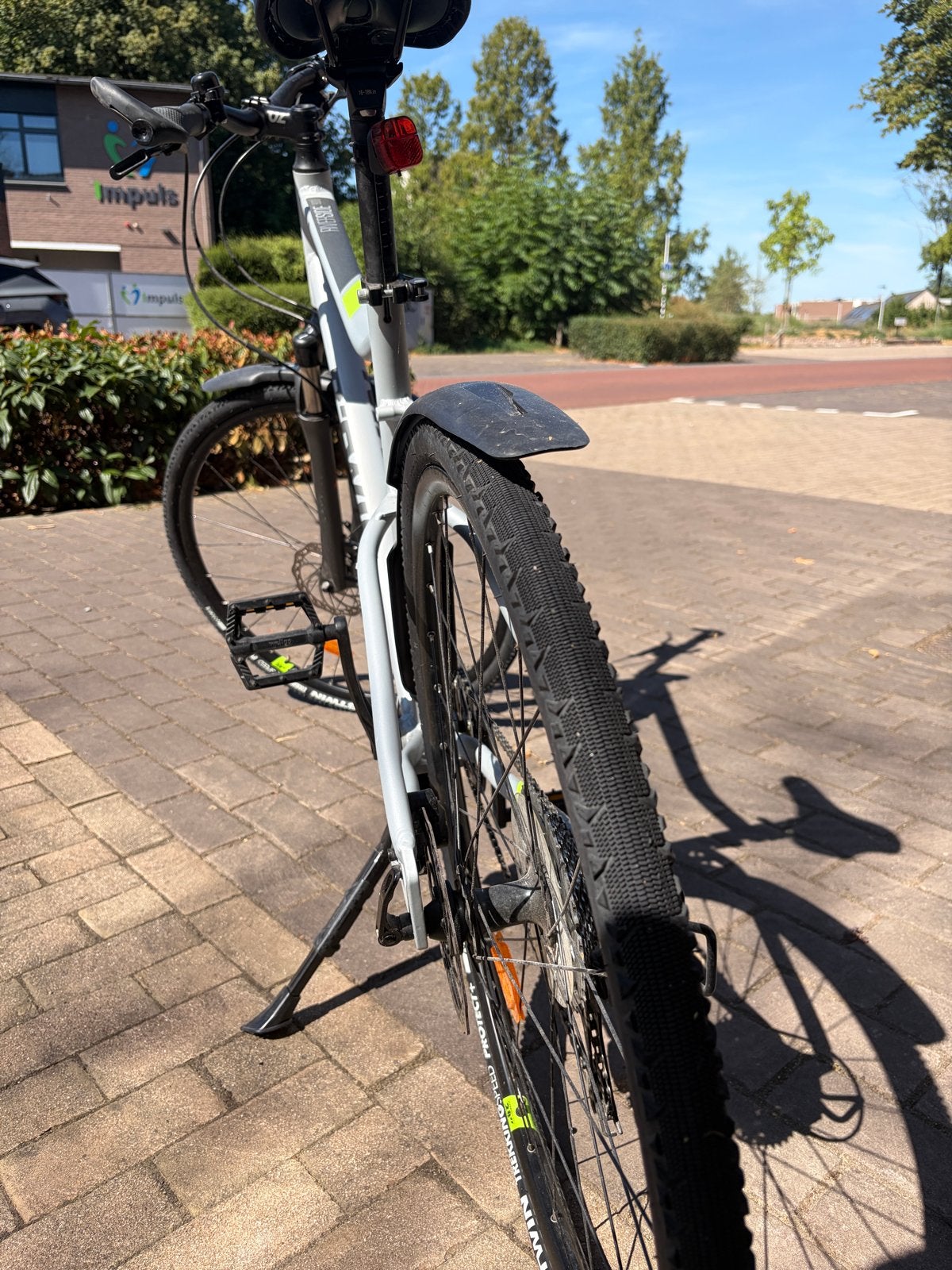 Btwin Riverside 100 Fiets - Zo goed als nieuw, Zo goed als nieuw, 50 tot 53 cm, Schijfrem, Ophalen