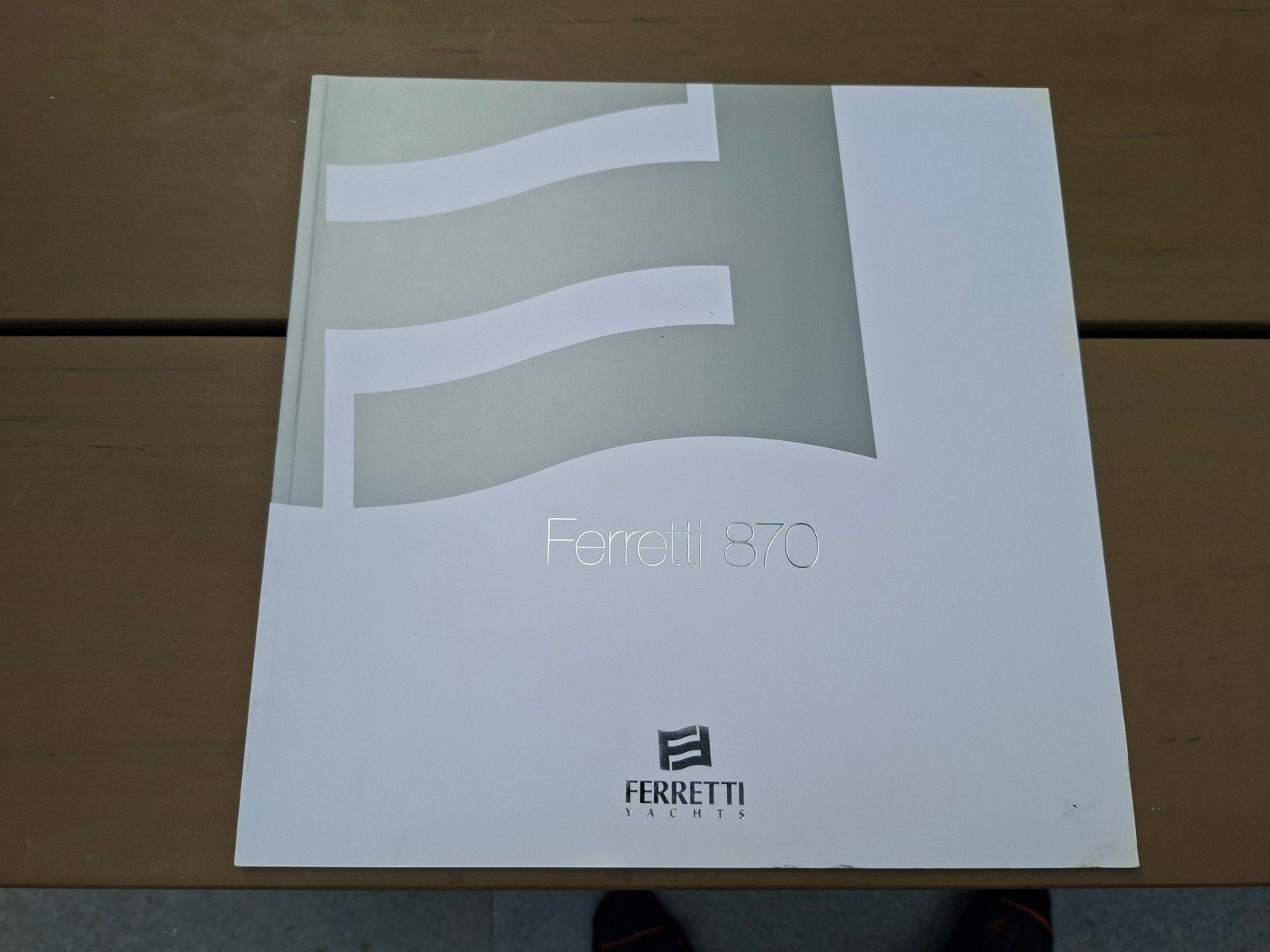 Ferretti 870 Yacht Catalogus, Ophalen of Verzenden, Zo goed als nieuw, Ferretti Yachts, Catalogus