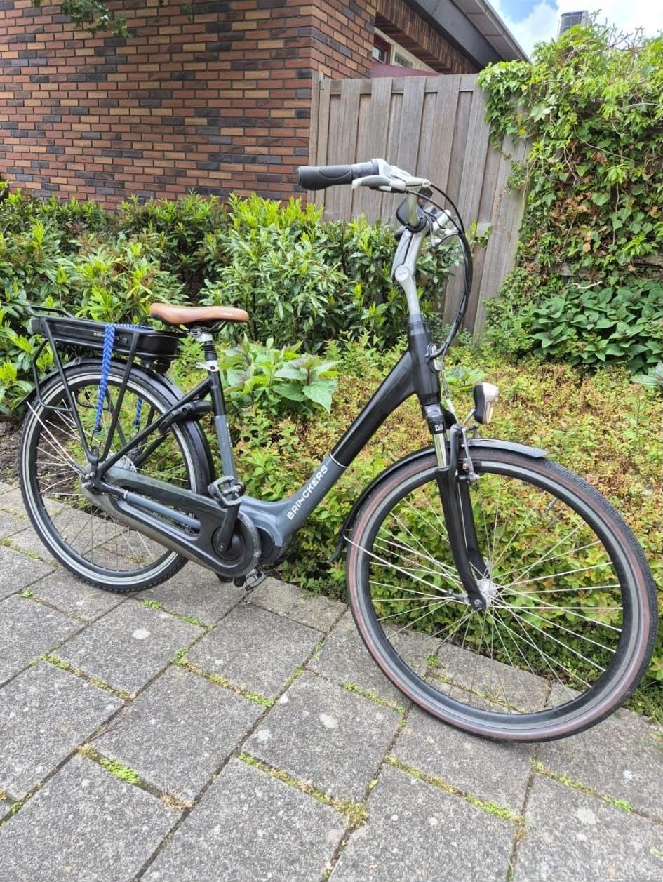 Mooie Middenmotor Elektrische fiets, electric bike, ebike, Ophalen of Verzenden, Zo goed als nieuw, Brinckers, 51 tot 55 cm