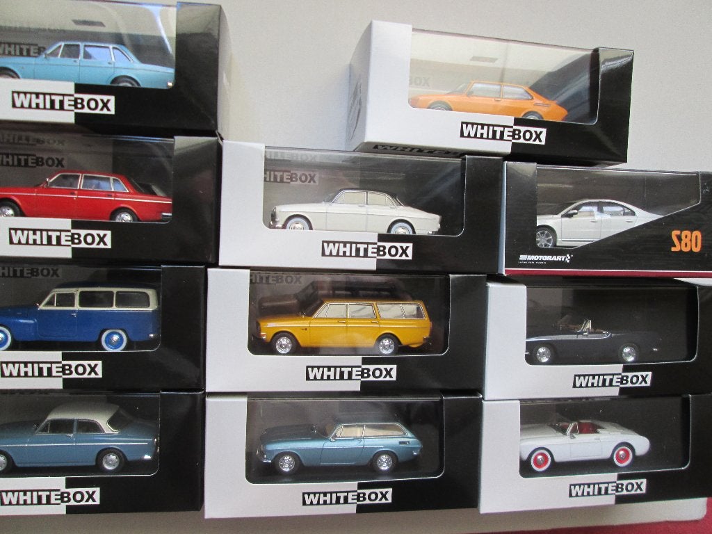 Volvo + ein Saab Sammlung 11 Stück in 1:43 in der OVP *, Hobby en Vrije tijd, Modelauto's | 1:43, Ophalen of Verzenden, Zo goed als nieuw