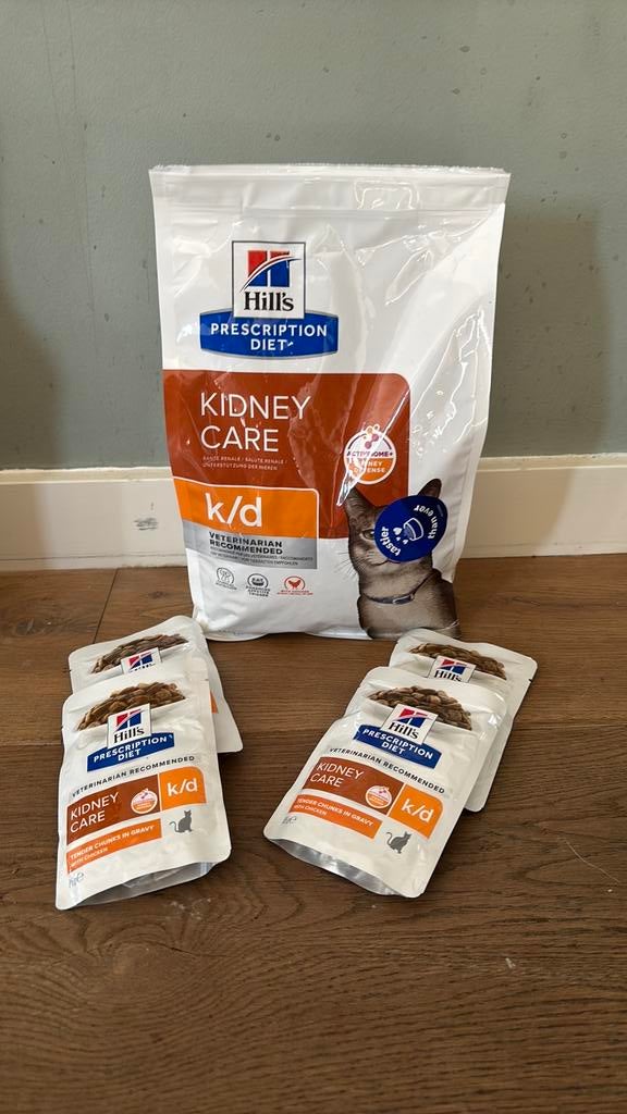 Hill’s prescription diet k/d nier kidney dieet droogvoer, Ophalen of Verzenden, Kat