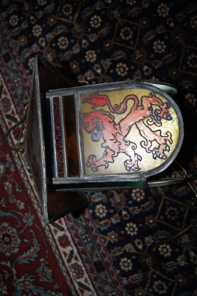 Lamp ( Glas en Lood, Antiek en Kunst, Antiek | Lampen, Ophalen of Verzenden