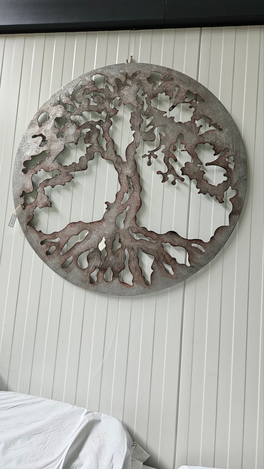 Metalen Levensboom Wanddecoratie - 1 Meter Doorsnede, Ophalen, Metaal, Wandsculptuur, Nieuw