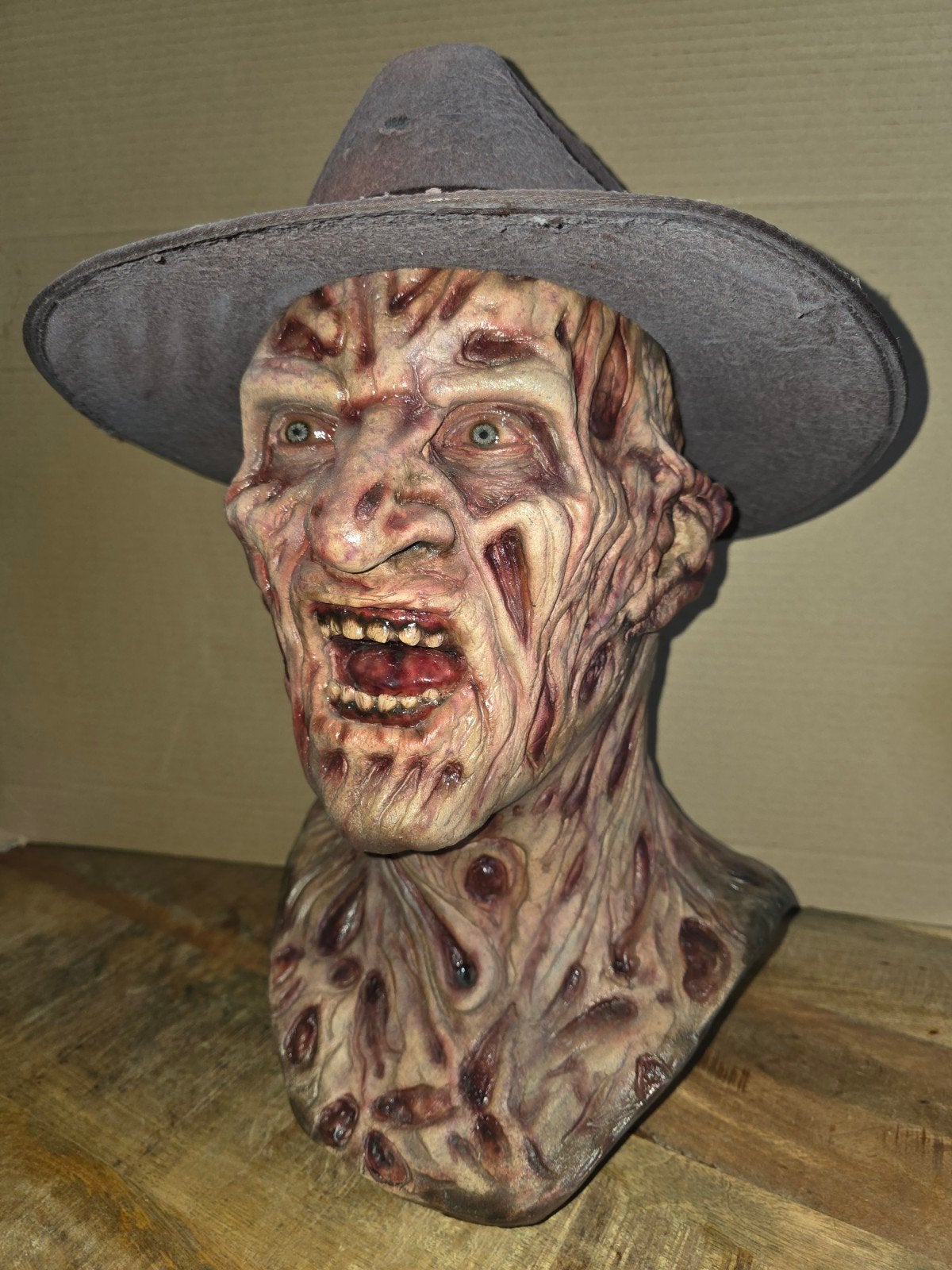 Freddy Krueger bust - Realistisch handgemaakt, Ophalen of Verzenden, Nieuw