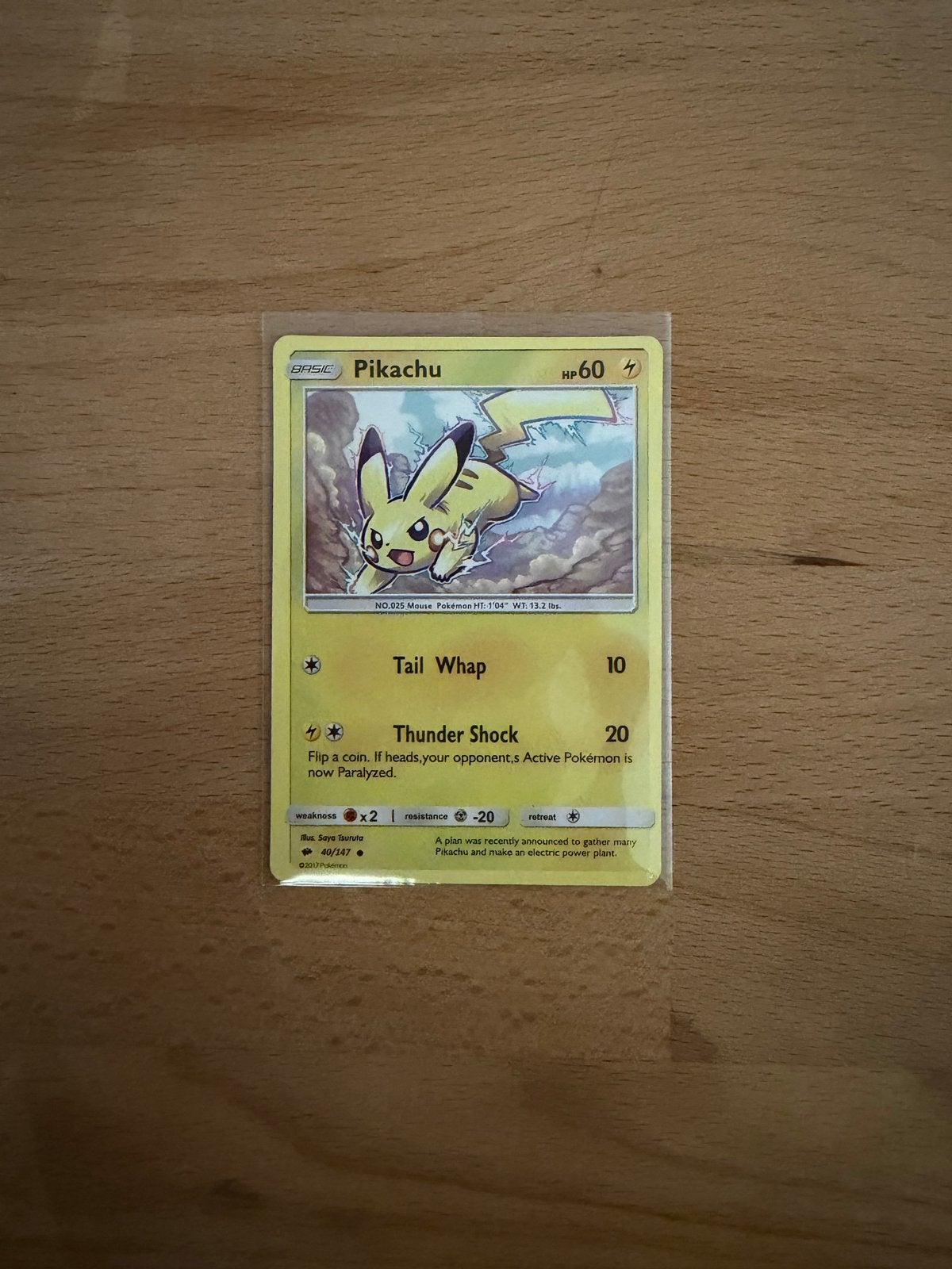 Pikachu Pokémon kaart - Basic HP60 - 40/147, Ophalen of Verzenden, Zo goed als nieuw, Losse kaart