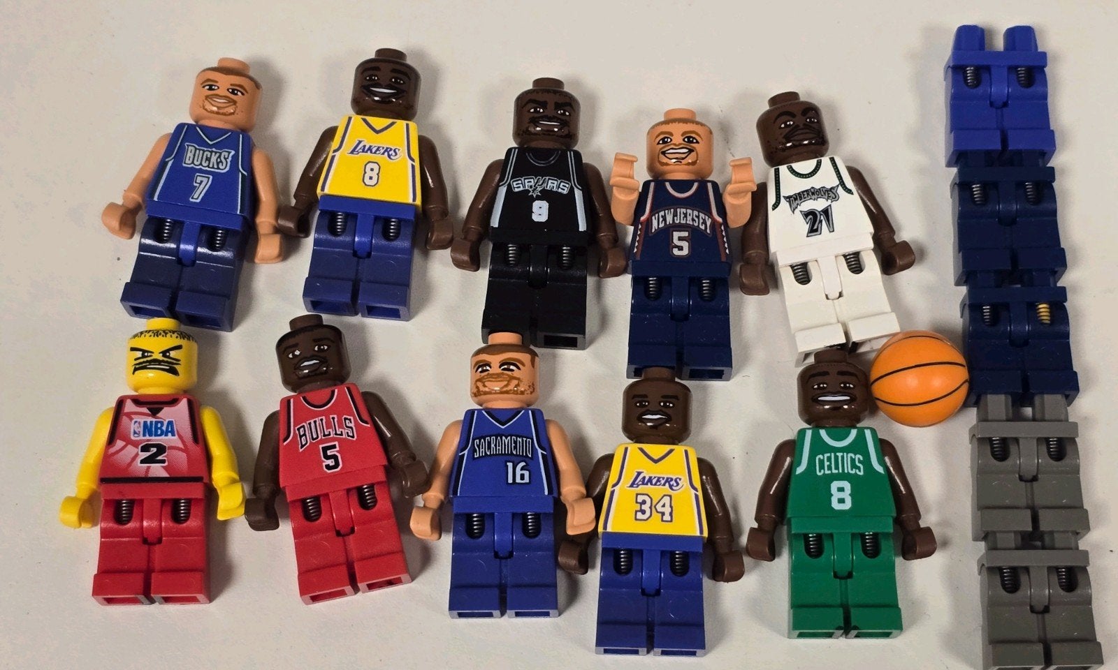 Lego 9 NBA basketbal poppetjes, Ophalen of Verzenden, Nieuw