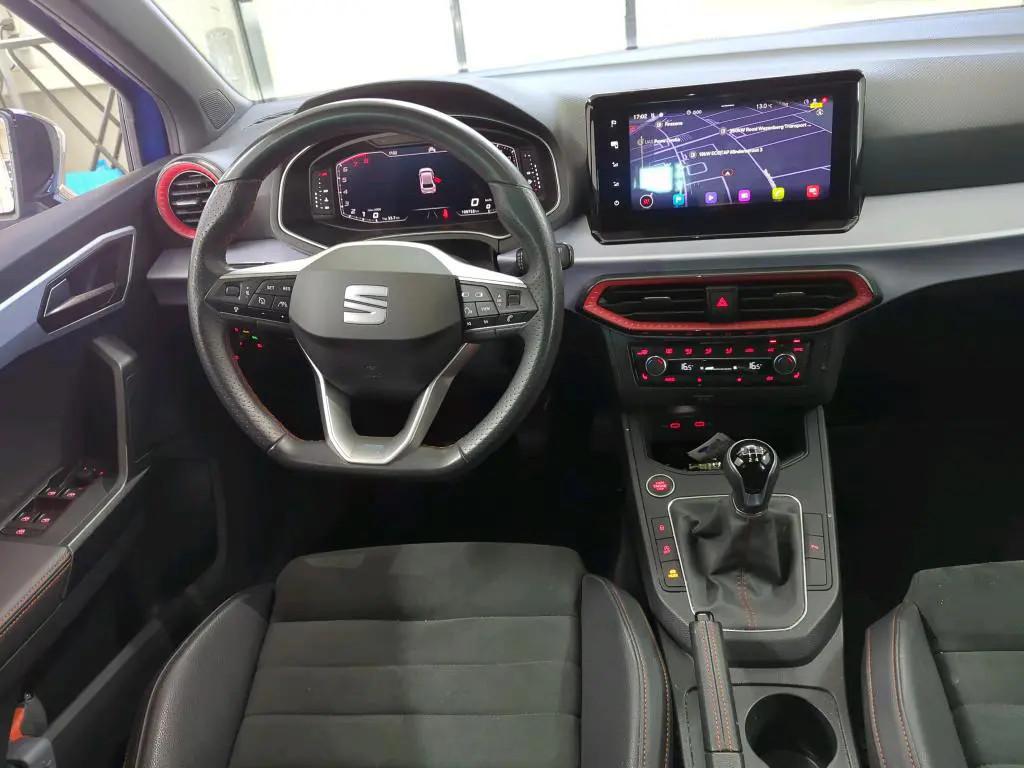 Seat Ibiza 1.0 EcoTSI FR Plus+Led+Pano-dak+navi € 16.999,0, 1071 kg, Blauw, Alcantara, Ibiza