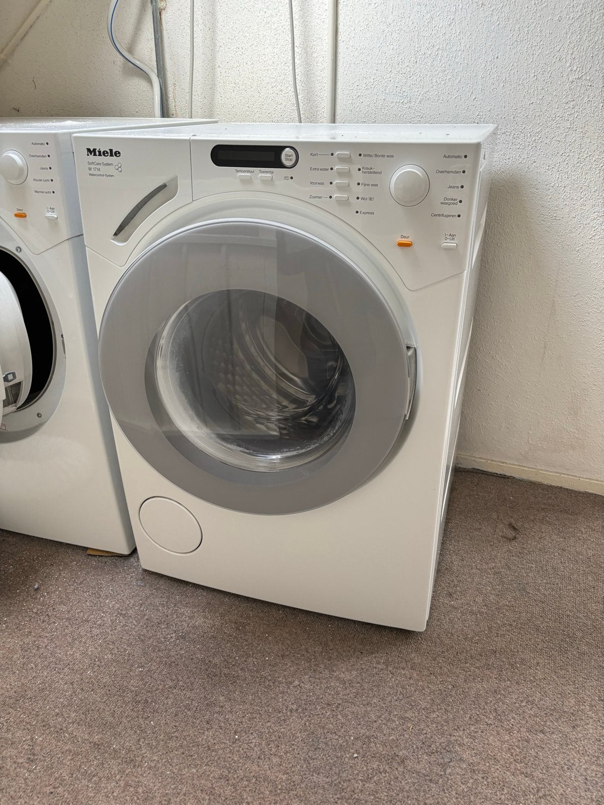 Miele Wasmachine en droger, Ophalen, Gebruikt, Voorlader, Wolwasprogramma