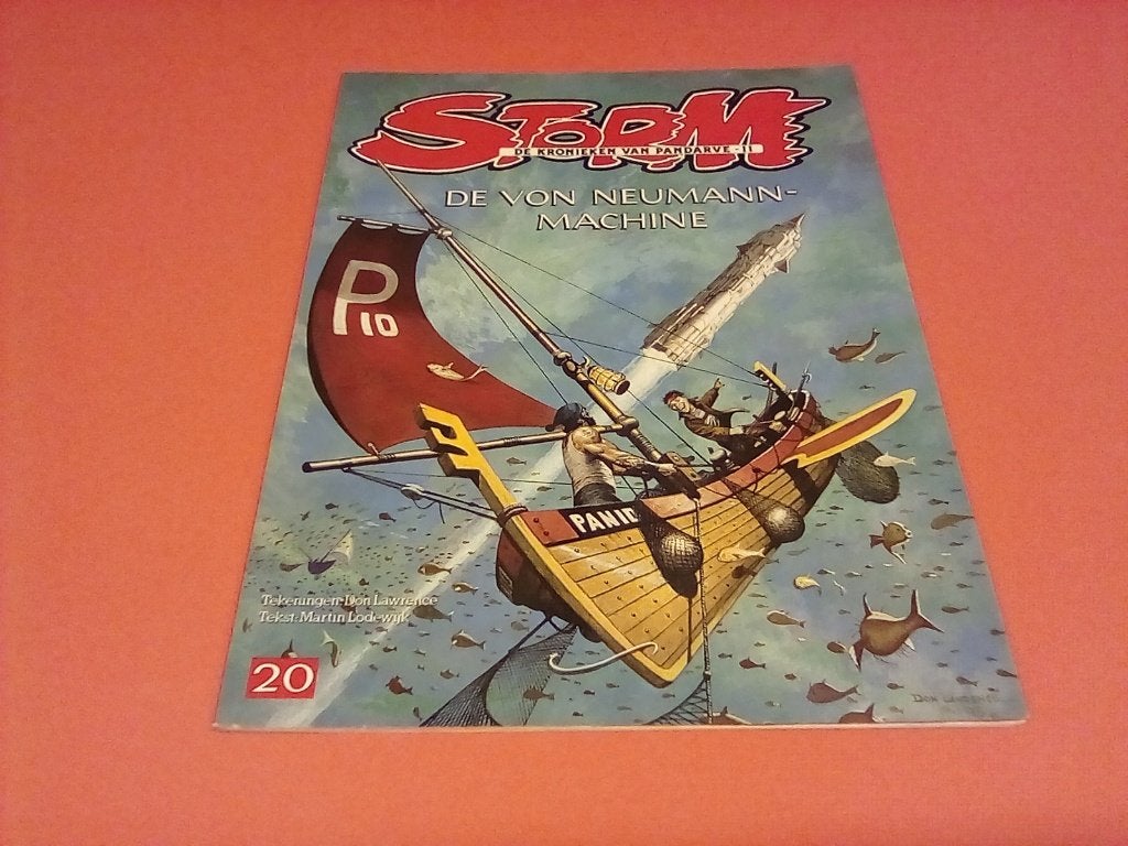 Storm - De Kronieken van Pandarve: De Von Neumann-Machine, Eén stripboek, Don Lawrence, Martin Lodewijk, Ophalen of Verzenden