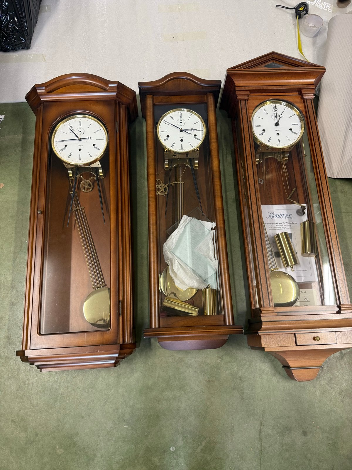 Kieninger Klokken - Set van 3, Antiek en Kunst, Antiek | Klokken, Ophalen of Verzenden