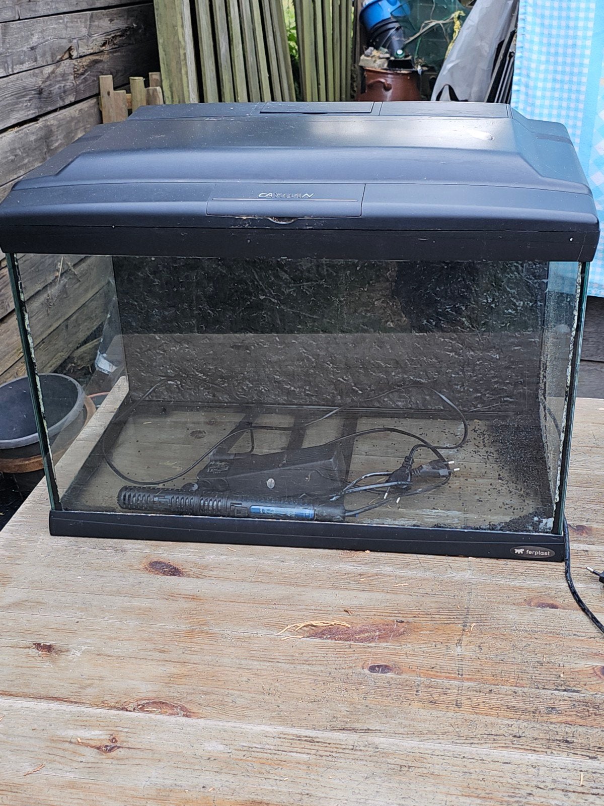Aquarium en toebehoren, Dieren en Toebehoren, Vissen | Aquaria en Toebehoren, Ophalen, Verwarming, Gebruikt, Leeg aquarium