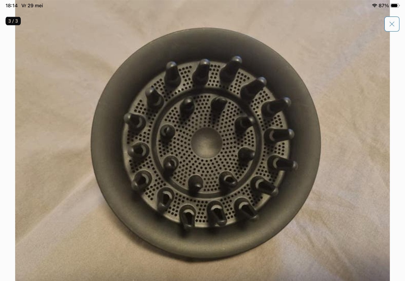 Gezocht: Dyson diffuser opzetstuk voor Airwrap, Ophalen of Verzenden, Gebruikt, Haarverzorging