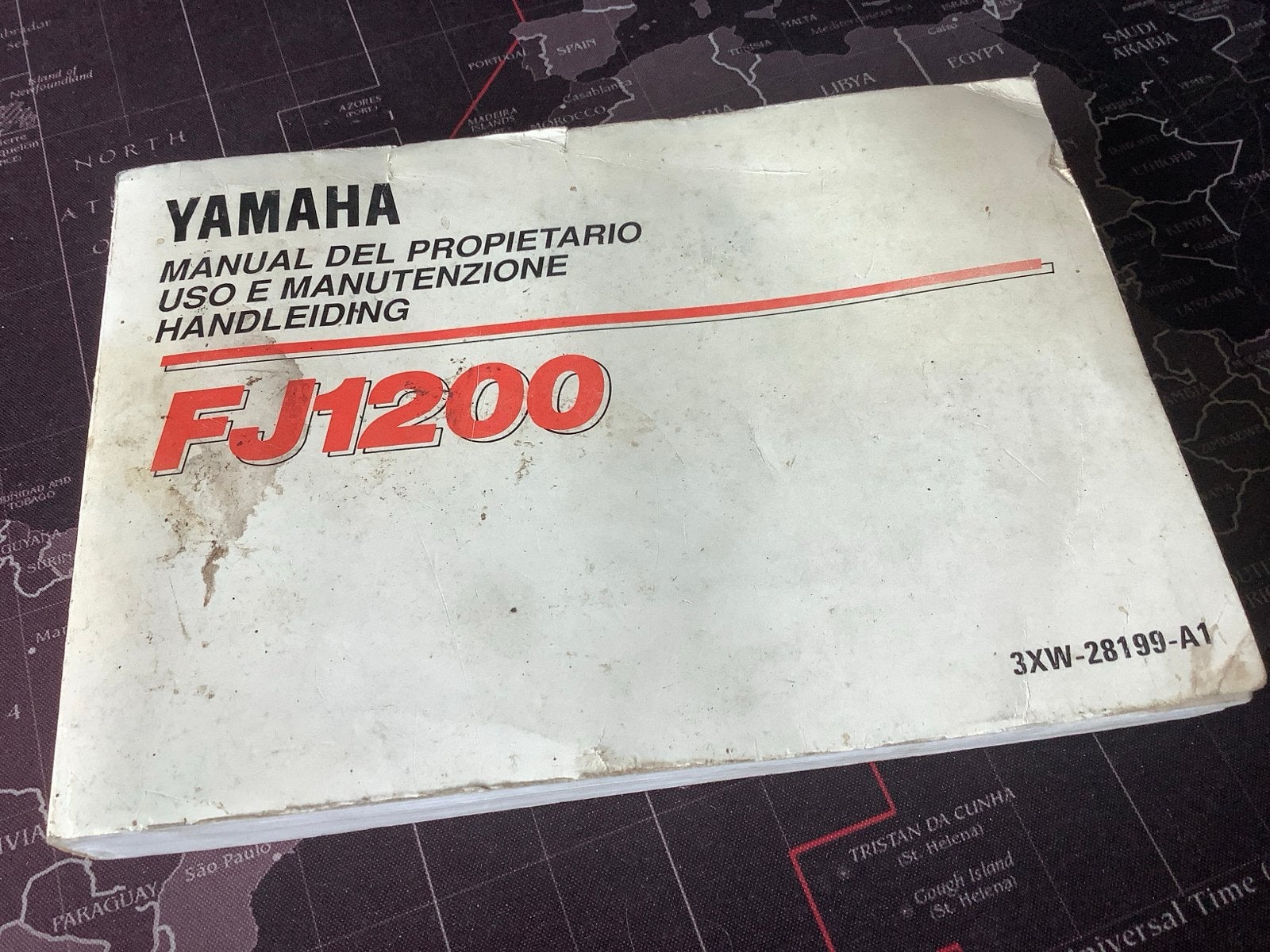 Yamaha FJ1200 Handleiding, Eigenaarshandboek, ook Ned.talig., Motoren, Verzenden, Yamaha