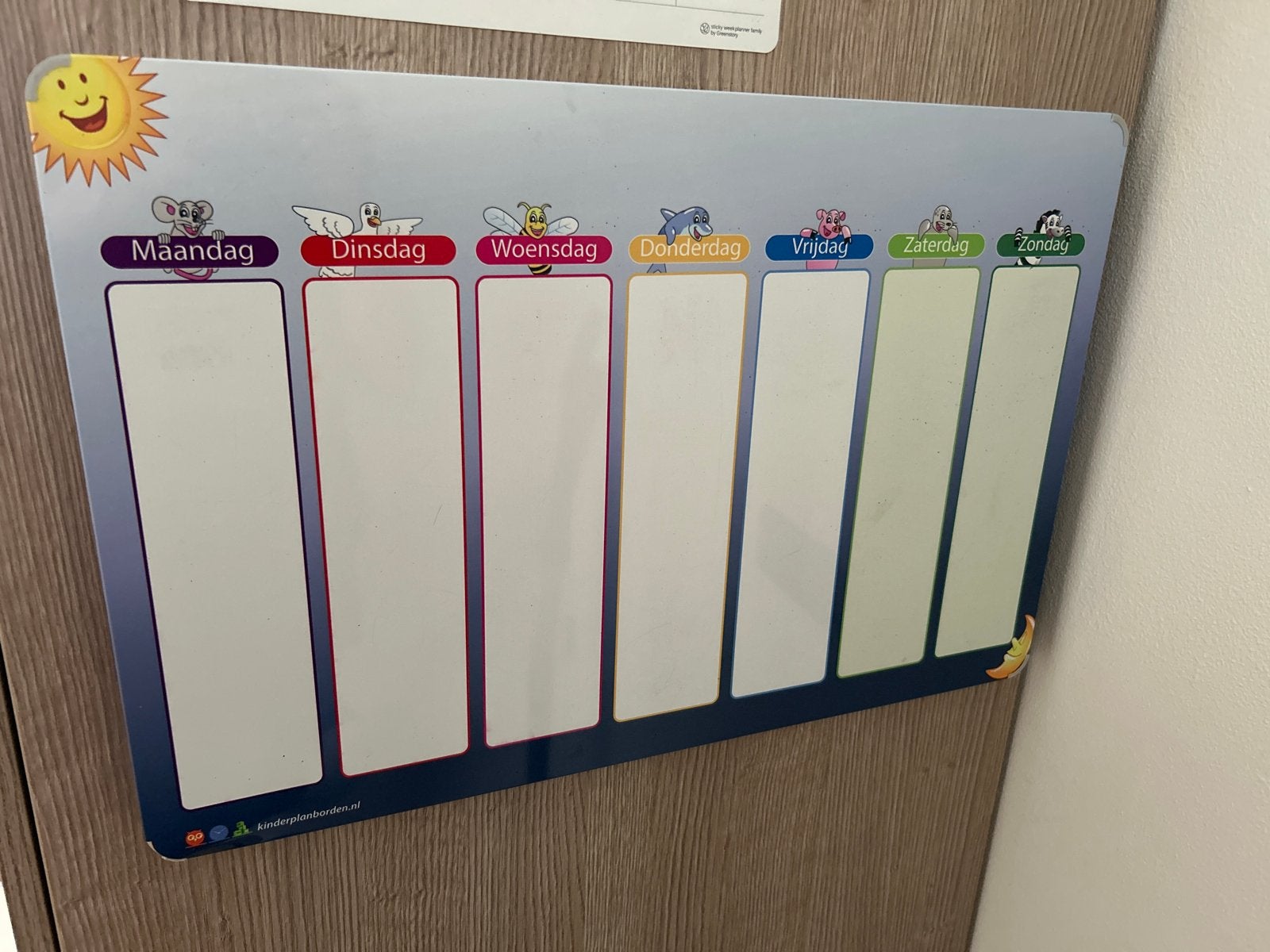 Planbord met pictogrammen voor kinderen, Ophalen of Verzenden, Gebruikt