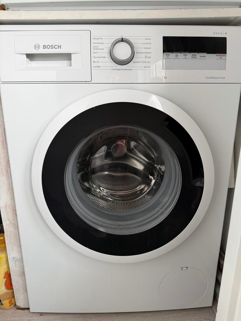 Bosch Wasmachine WAN28175NL en Droger WTH83V75NL, Witgoed en Apparatuur, 1200 tot 1600 toeren, 8 tot 10 kg, Ophalen of Verzenden