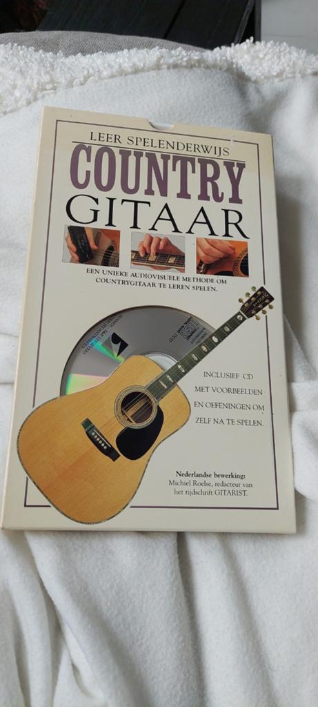 Les COUNTRY GITAAR LEREN SPELEN met cd, Overige genres, Les of Cursus, Ophalen of Verzenden, Gitaar