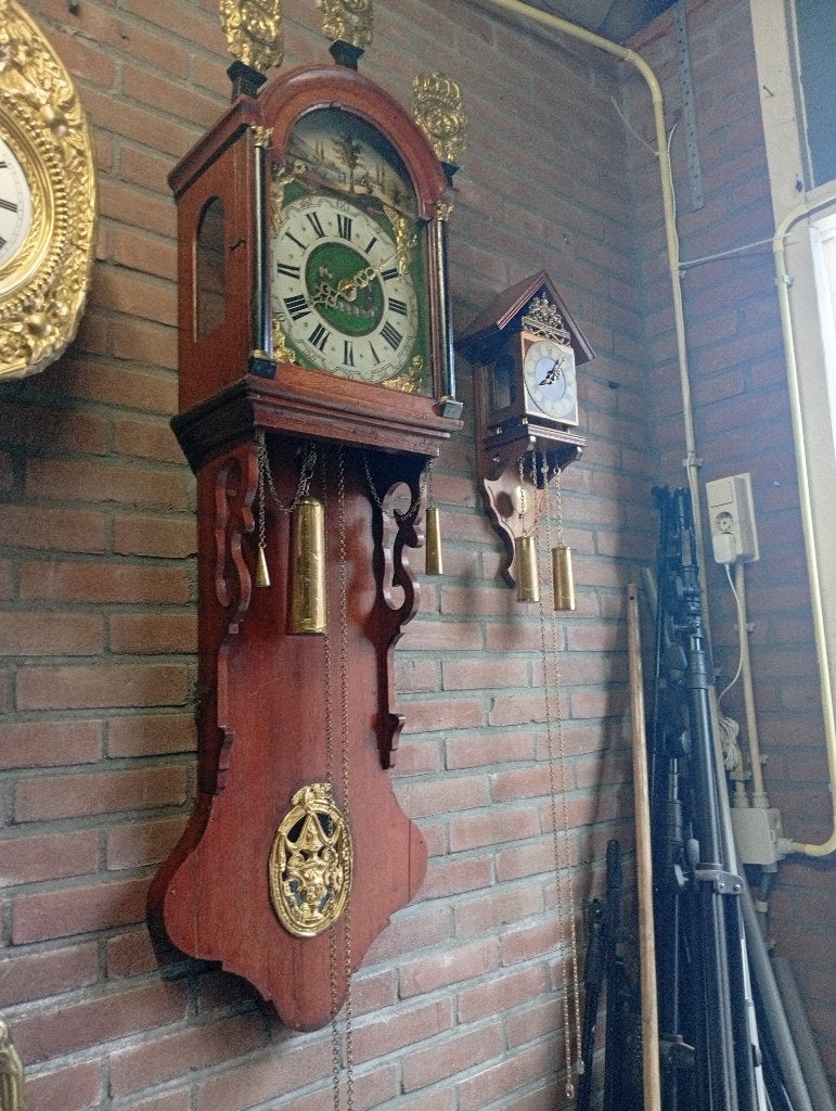 Antieke Friese staartklok, Antiek en Kunst, Antiek | Klokken, Ophalen