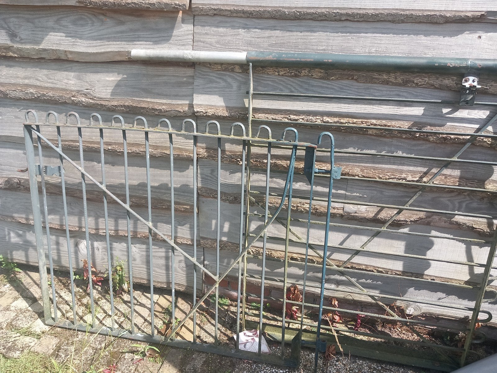Gebruikt ijzeren hekwerk met poort, Ophalen, Met poort, Gebruikt, Sierhekwerk