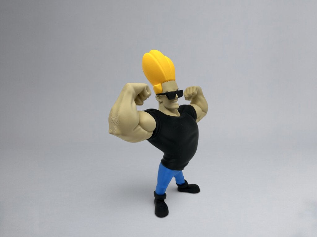 Johnny Bravo – Cartoon Muscle Icon Figurine – 30 cm, Ophalen of Verzenden, Nieuw, Fantasy