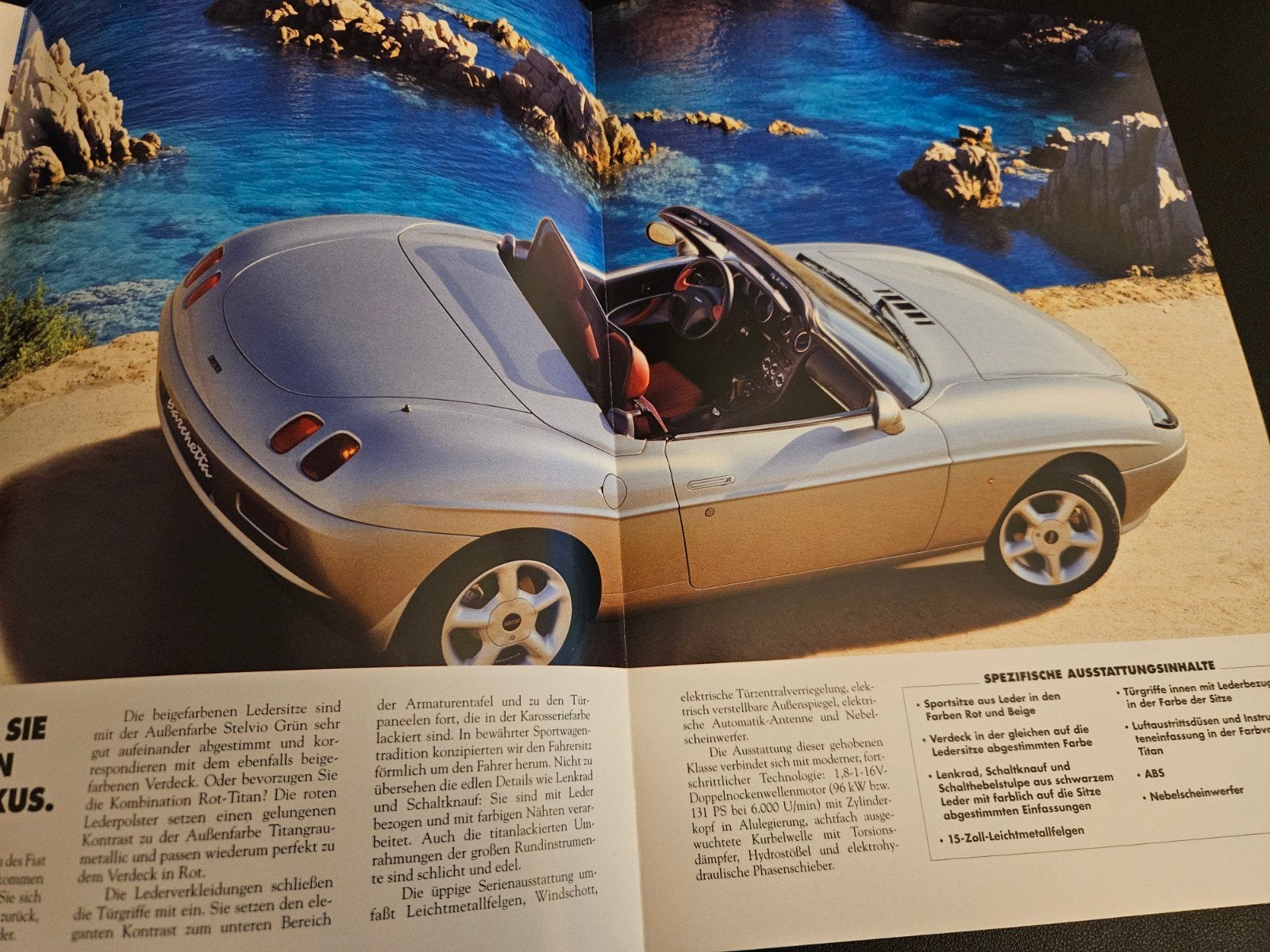 Brochure Fiat Barchetta 1998, Ophalen of Verzenden, Zo goed als nieuw, Overige merken