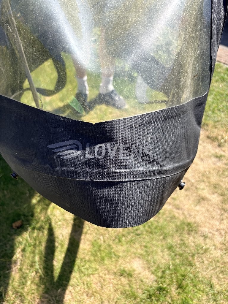Regenhuif Lovens Explorer, Fietsen en Brommers, Fietsen | Bakfietsen, Gebruikt, Huif, 3 kinderen, Ophalen