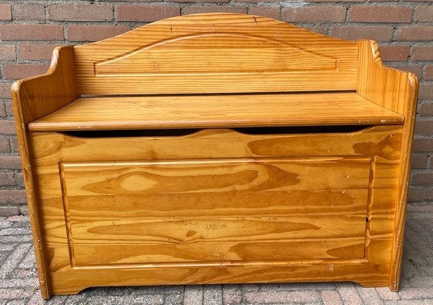 Bankje opbergkist verkleedkist 90x70x40cm, Ophalen, 50 – 75, Minder dan 50 cm, Gebruikt