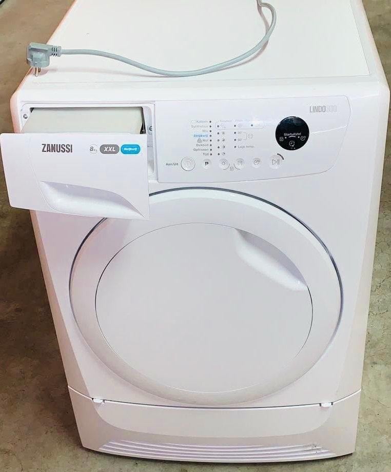 Mooie,Zanussi Condensdroger 8KG XXL in top staat ️, Witgoed en Apparatuur, Wasdrogers, Ophalen, 8 tot 10 kg, Zo goed als nieuw