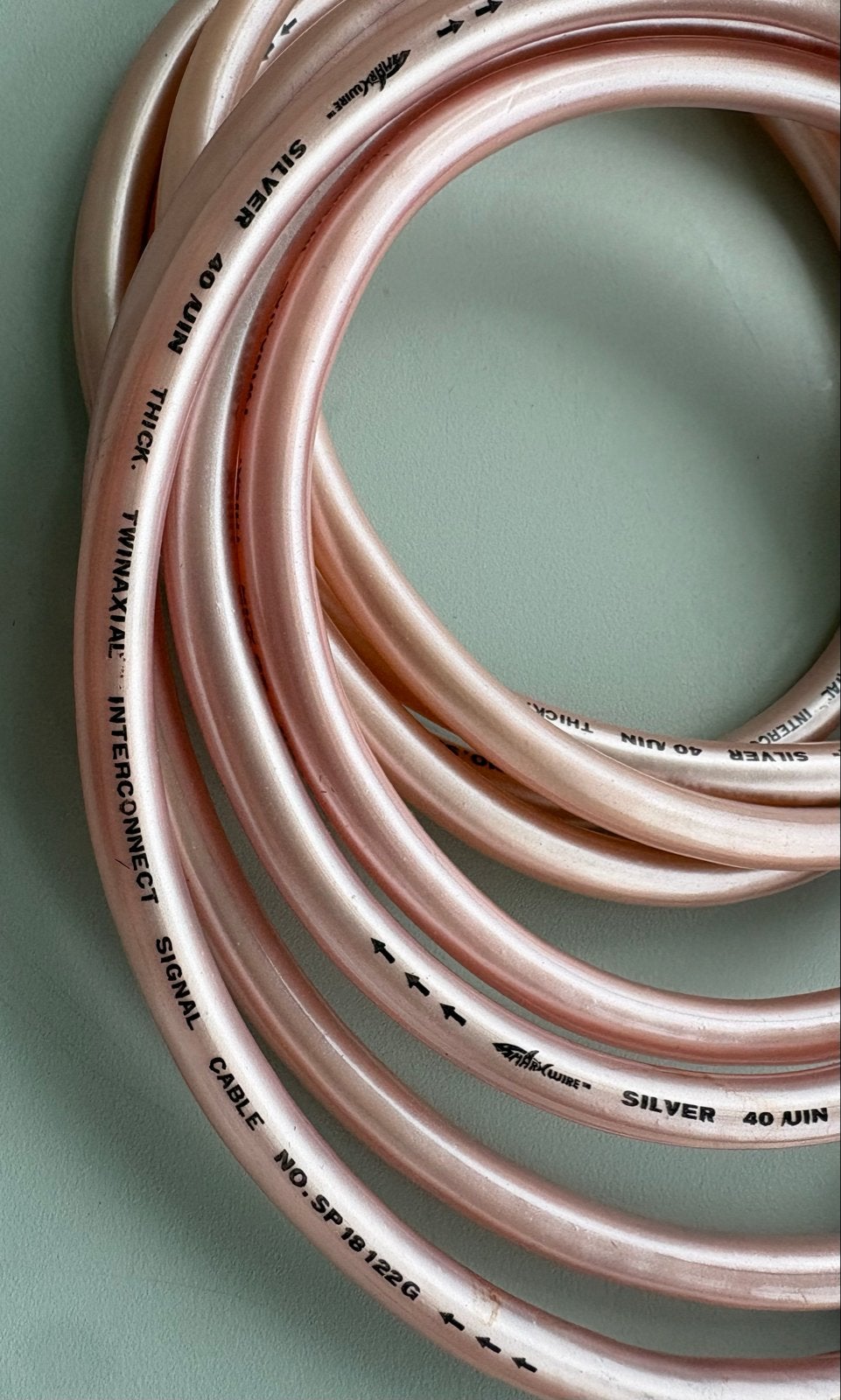 Sharkwire Silver 40 micron silver interlink, Ophalen of Verzenden, Zo goed als nieuw, 2 tot 5 meter, Interlink-kabel