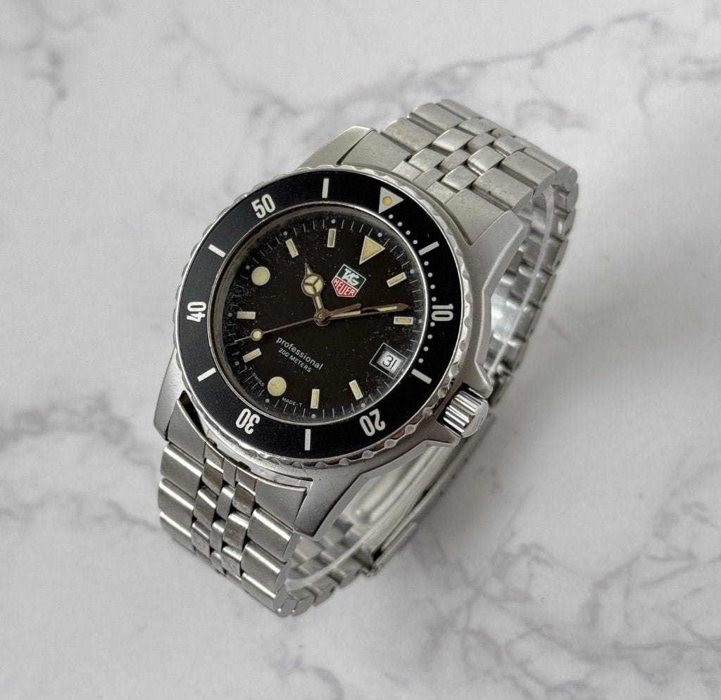 TAG Heuer Professional Vintage - 1980/1989, Staal, Gebruikt, Staal, Polshorloge