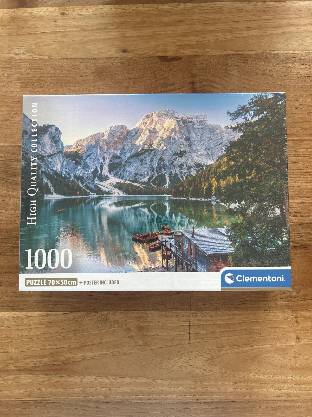 Clementoni Legpuzzel 1000 stukjes - Berglandschap, Ophalen of Verzenden, 500 t/m 1500 stukjes, Nieuw, Legpuzzel