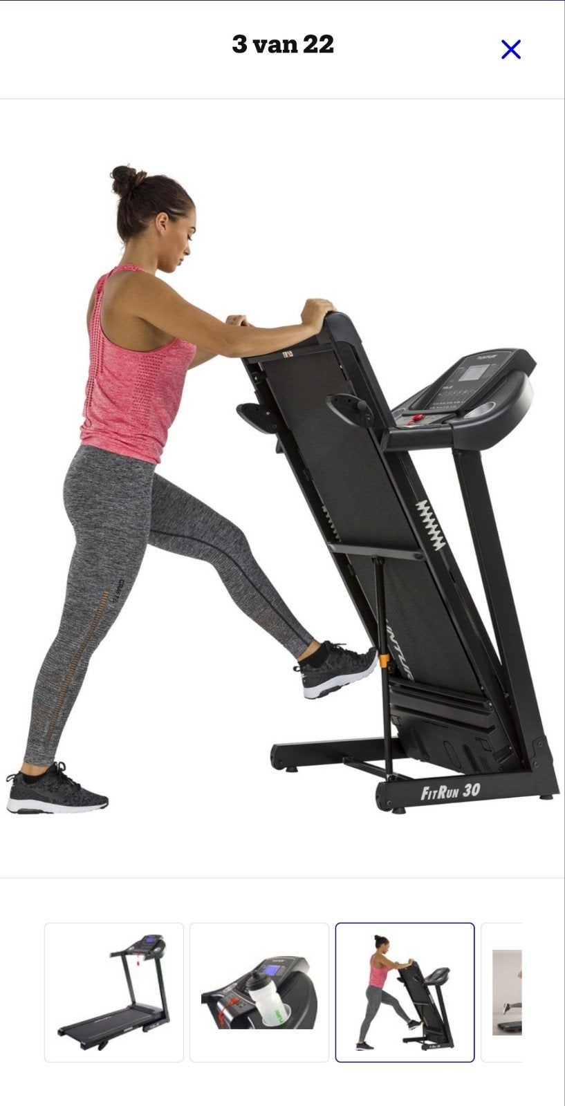 Tunturi FitRun 30 Loopband - Zo goed als nieuw!, Ophalen, Zo goed als nieuw, Loopband