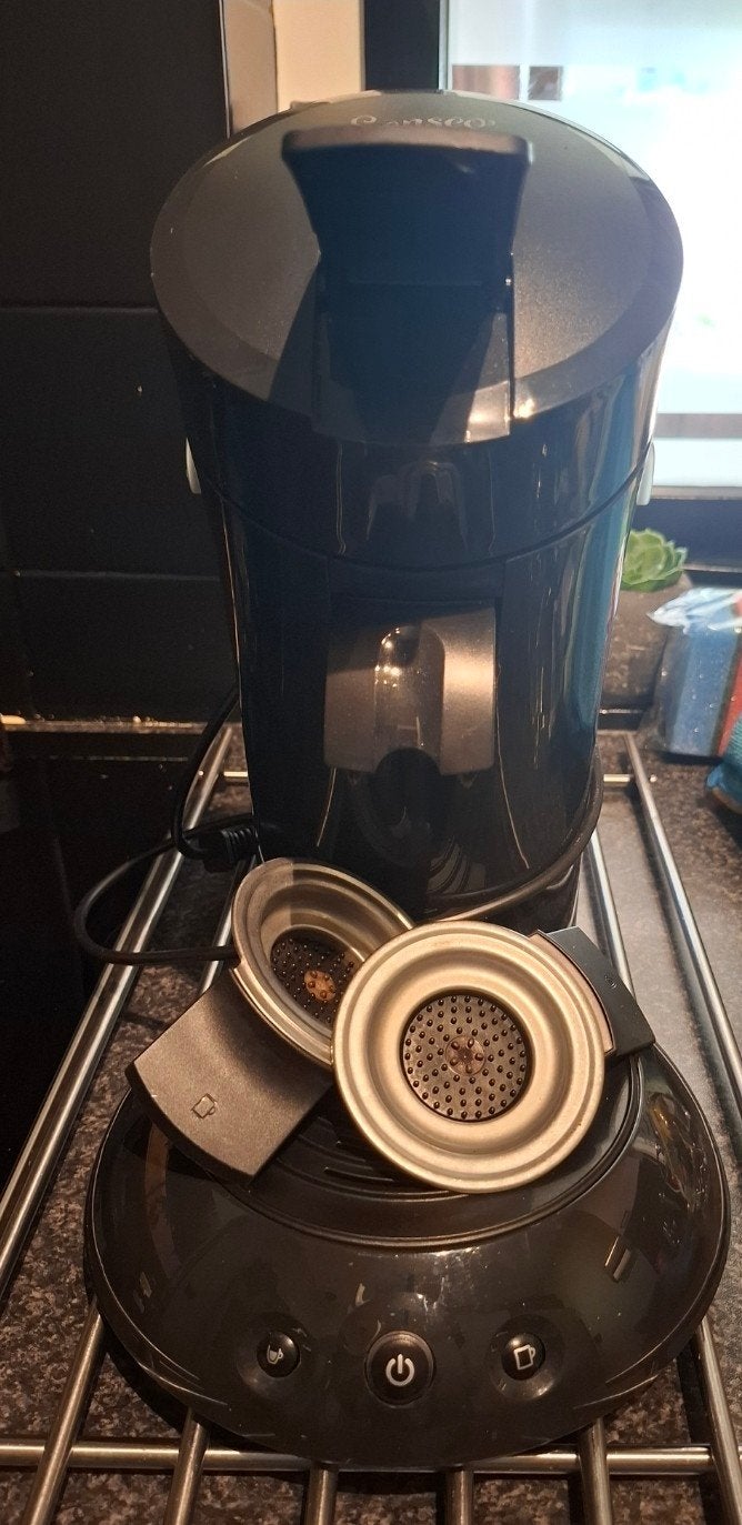 Philips Senseo Original koffiepadapparaat - Zwart, Witgoed en Apparatuur, Koffiezetapparaten, Ophalen, Koffiepads en cups, Gebruikt