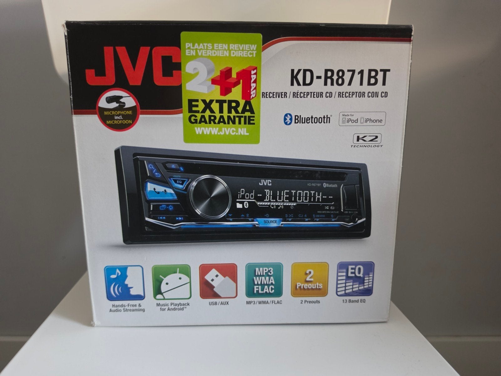 JVC Auto radio, Ophalen