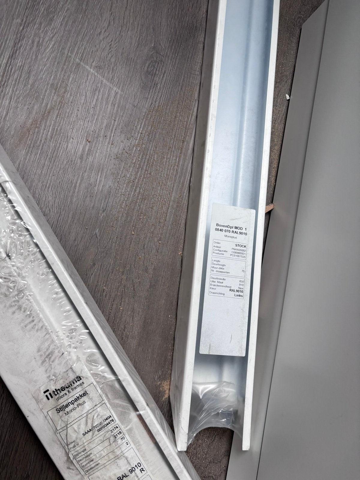 Theuma - kozijn Mono-Plus (staal) compleet, Deurkozijn, Nieuw, 150 tot 225 cm, Metaal