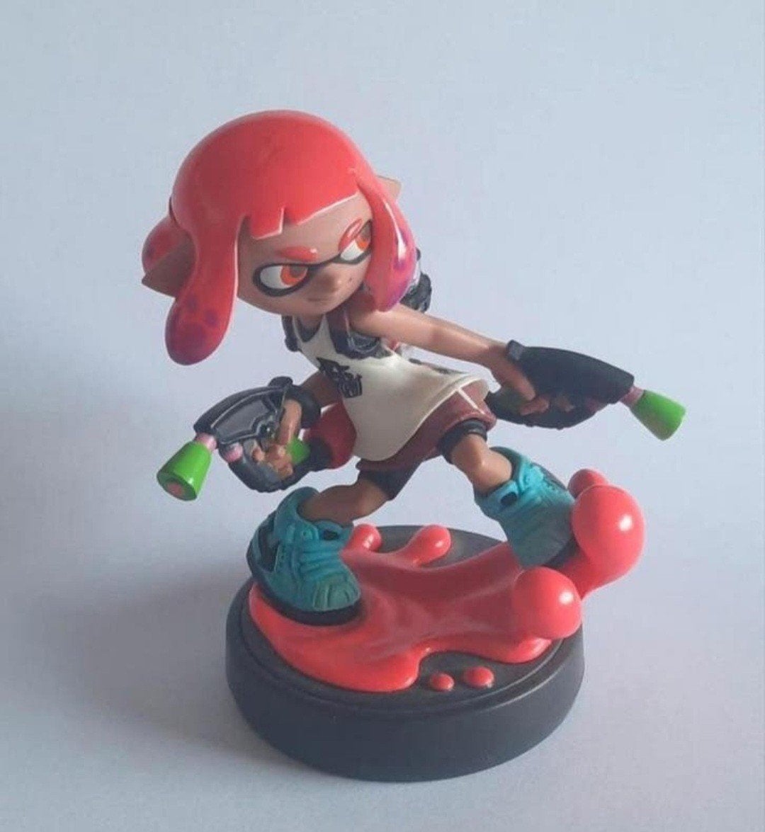 Nintendo Amiibo Splatoon Inkling Girl (Neon Pink) figuur, Ophalen of Verzenden, Zo goed als nieuw