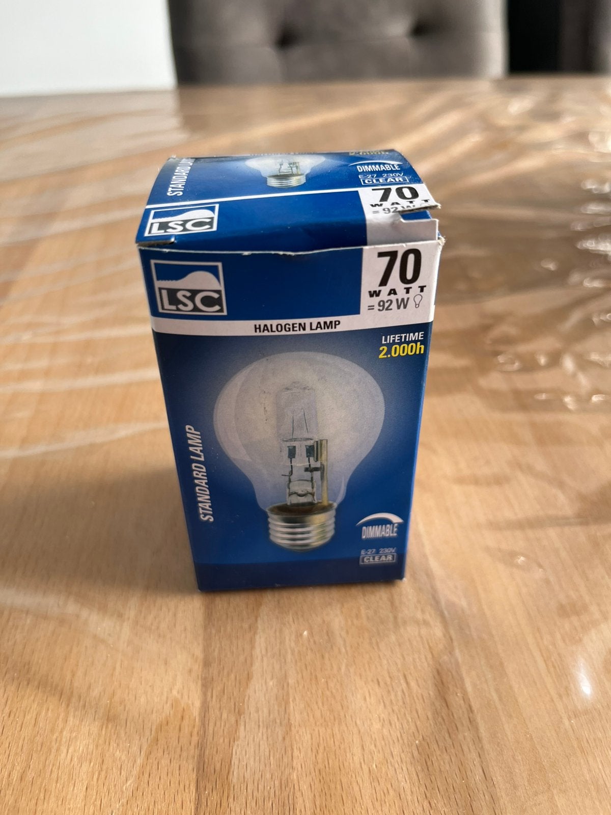 1 LSC standaard halogeenlamp, 60 watt of meer, Nieuw, Overige merken, Warm wit