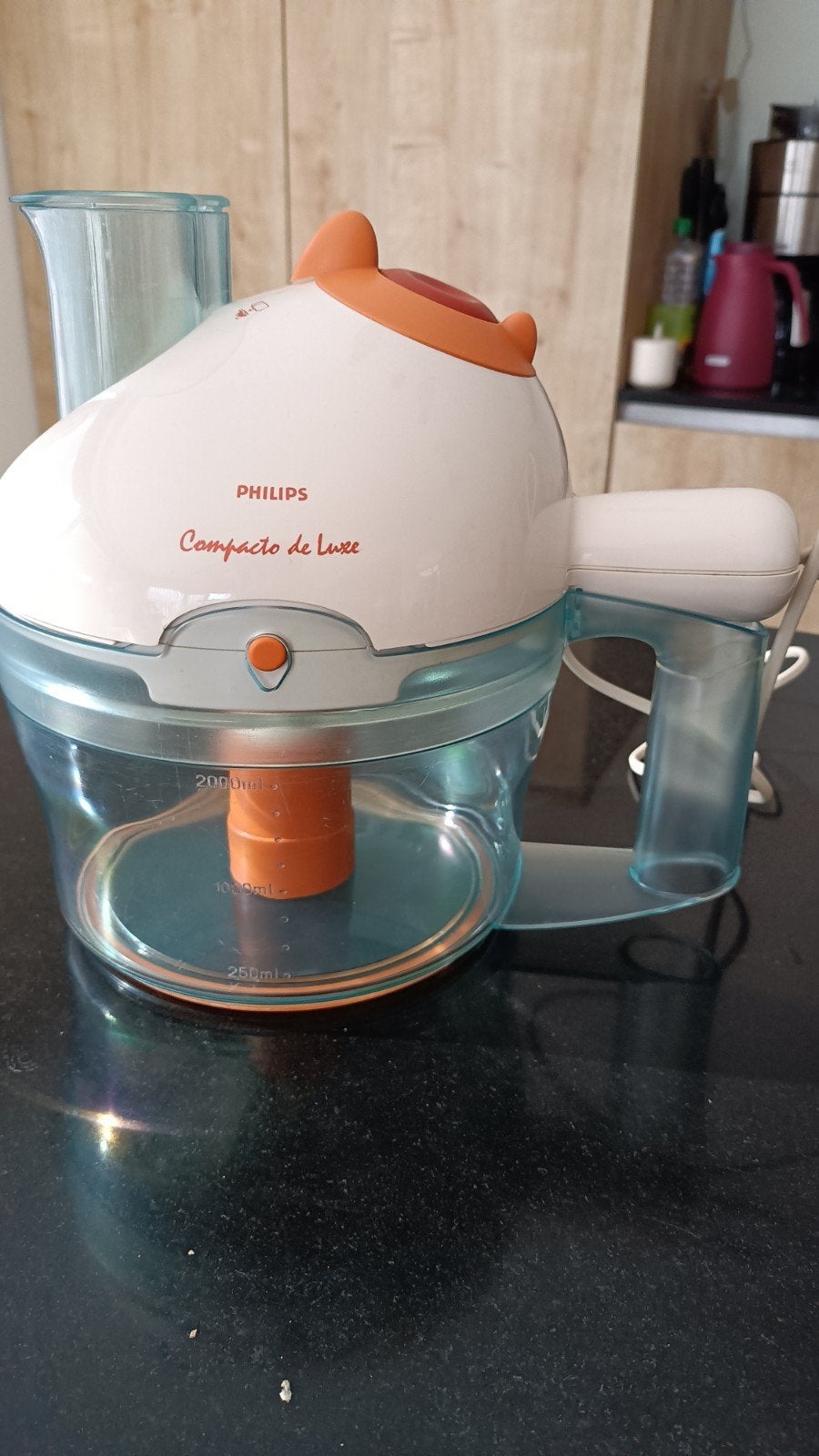 Philips Compacto de Luxe HR 2833 Keukenmachine 2L, 2 tot 3 liter, Ophalen of Verzenden, Gebruikt