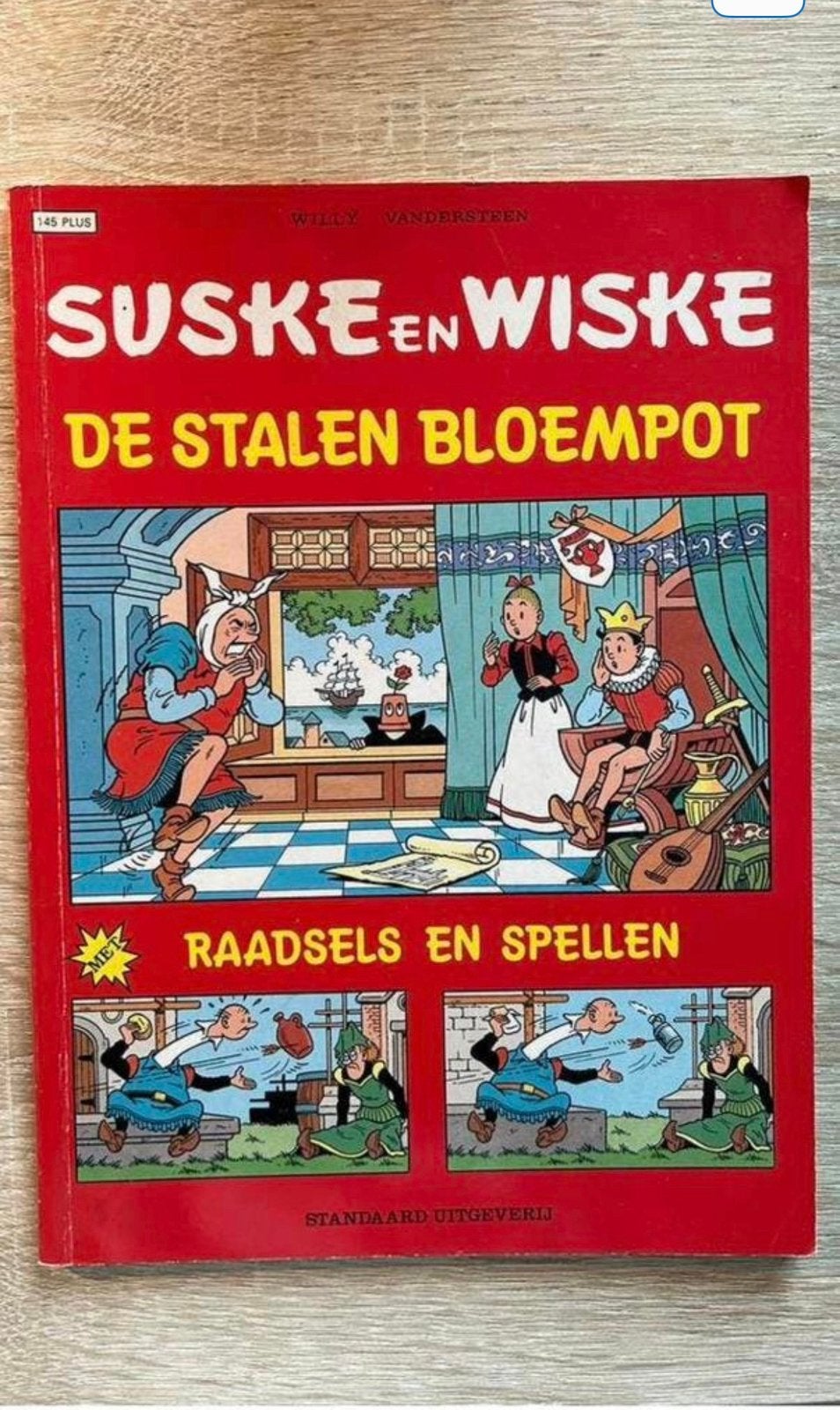 Suske en Wiske - De stalen bloempot, Eén stripboek, Ophalen of Verzenden, Gelezen, Willy Vandersteen