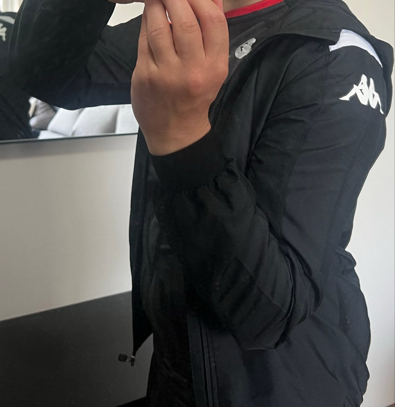 Kappa Tunesië Trainingspak + Shirt - Zwart Maat S, Kleding | Heren, Sportkleding, Zwart, Ophalen of Verzenden, Zo goed als nieuw