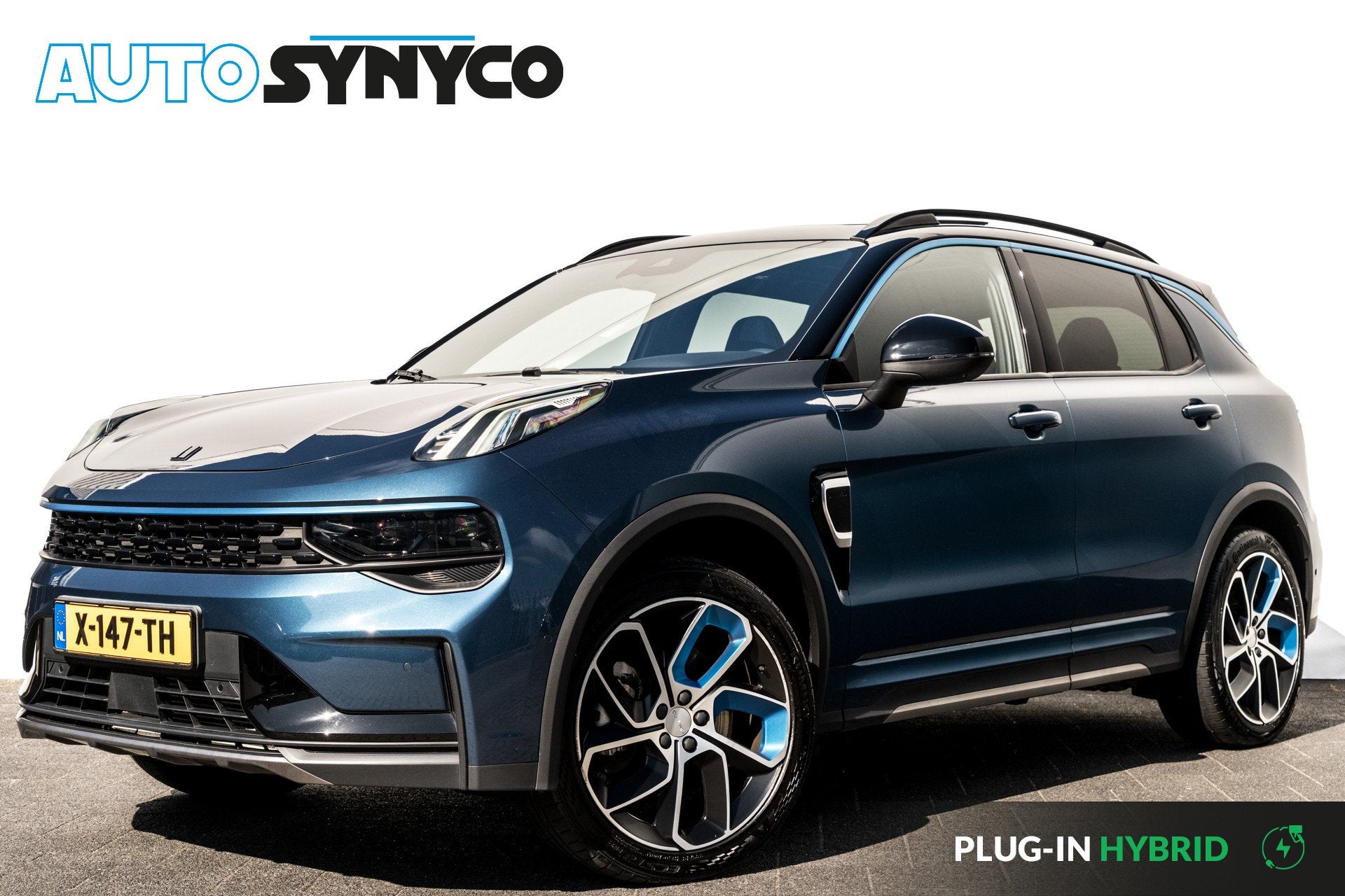 Lynk & Co 01 1.5 Plug-in Hybrid 262 Pk I Trekhaak | Zwarte H, Auto's, Stof, Met garantie (alle), Blauw, 120 €/maand