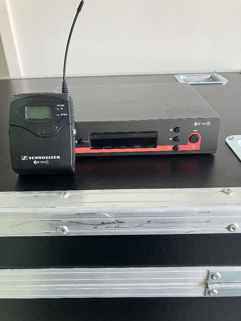 Sennheiser EW100 G3 ontvanger + beltpack B-band 626-668MHZ, Muziek en Instrumenten, Ophalen of Verzenden, Zo goed als nieuw, Zangmicrofoon
