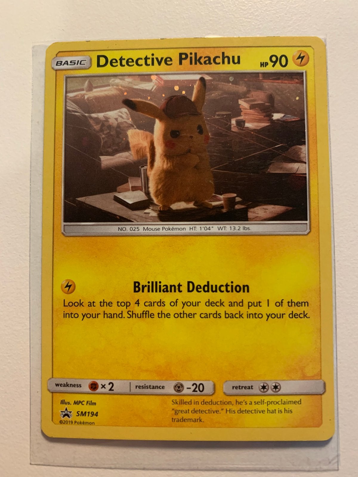 Detective pikachu, Ophalen, Zo goed als nieuw