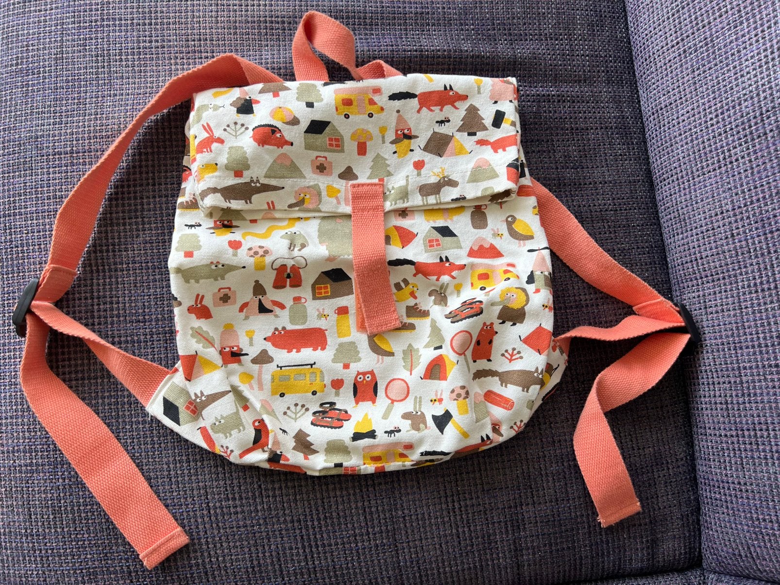 Kinder Rugtasje 2-4 jaar maison petit jour, Ophalen of Verzenden, Zo goed als nieuw, Overige merken, 30 tot 45 cm